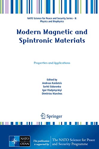 Modern Magnetic and Spintronic Materials: Properties and Applications [Hardcover]