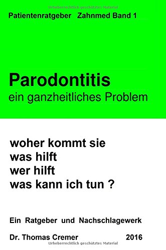 Parodontitis Ein Ganzheitliches Problem (german Edition) [Hardcover]