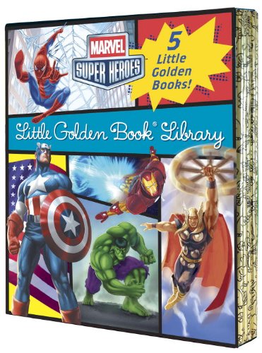 Marvel Little Golden Book Library (Marvel Super Heroes) [Hardcover]