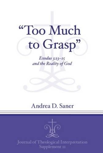 &amp8220Too Much to Grasp&amp8221 Exodus 313-15 and the Reality of God [Paperback]