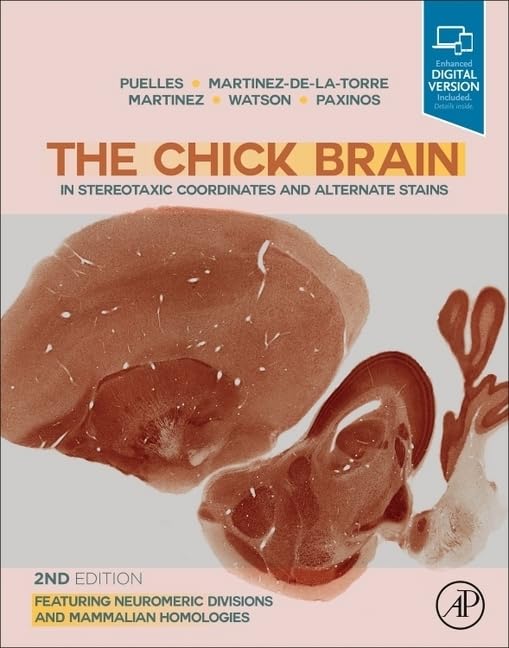 The Chick Brain in Stereotaxic Coordinates and Alternate Stains: Featuring Neuro [Hardcover]