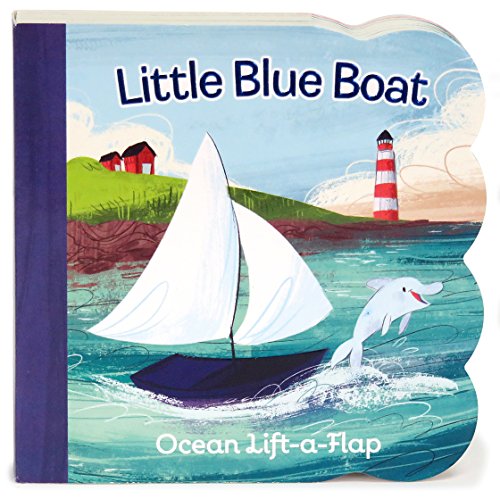 Little Blue Boat: Lift-A-Flap Board Book (bab