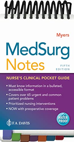 MedSurg Notes: Nurse's Clinical Pocket Guide [Spiral bound]