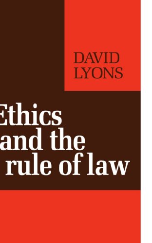 Ethics and the Rule of La [Paperback]