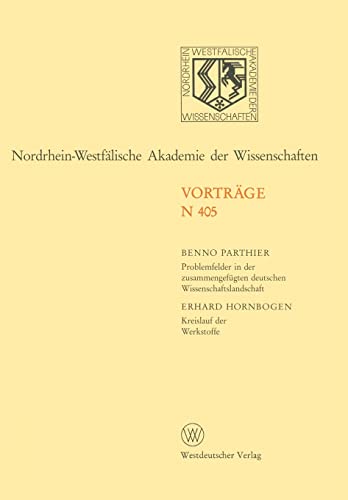 Nordrhein-Westflische Akademie der Wissenschaften Natur-, Ingenieur- und Wirts [Paperback]