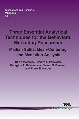 Three Essential Analytical Techniques For The Behavioral Marketing Researcher: M [Paperback]