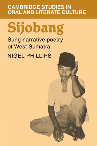 Sijobang Sung Narrative Poetry of West Sumatra [Paperback]