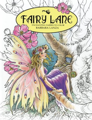 Fairy Lane Enchanting Fairies To Color (fairy Lane Books) (volume 1) [Paperback]