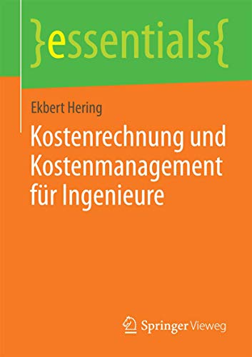 Kostenrechnung und Kostenmanagement fr Ingenieure [Paperback]