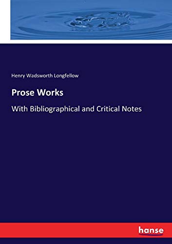 Prose Works [Paperback]