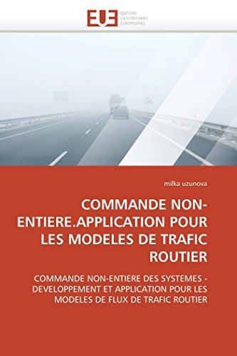 Commande Non-Entiere.Application Pour Les Modeles De Trafic Routier Commande No [Paperback]