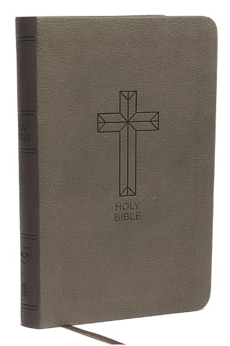 NKJV, Thinline Bible, Compact, Leathersoft, Black, Red Letter, Comfort Print: Ho [Leather / fine bindi]