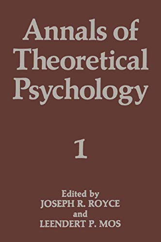 Annals of Theoretical Psychology Volume 1 [Paperback]