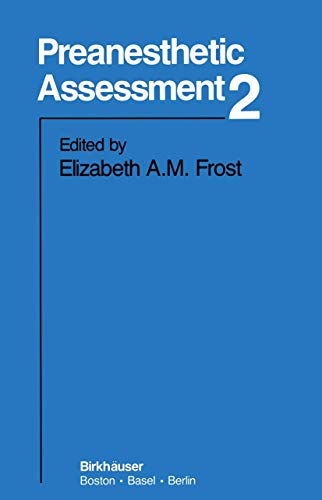 Preanesthetic Assessment 2 [Paperback]