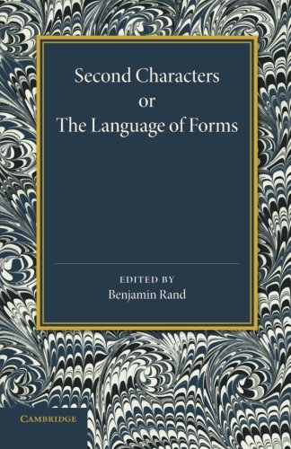 Second Characters or the Language of Forms [Paperback]