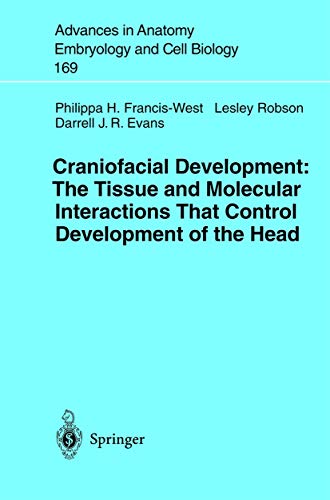 Craniofacial Development The Tissue and Molecular Interactions That Control Deve [Paperback]