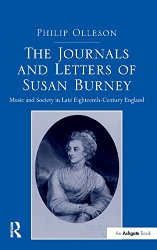 The Journals and Letters of Susan Burney Music and Society in Late Eighteenth-C [Hardcover]