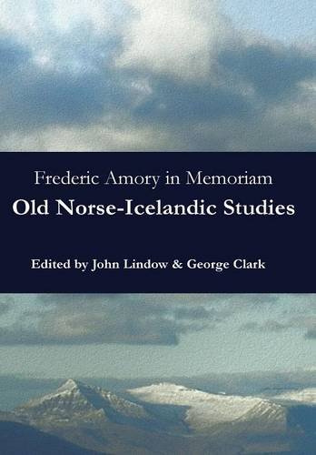 Frederic Amory In Memoriam Old Norse-Icelandic Studies [Hardcover]