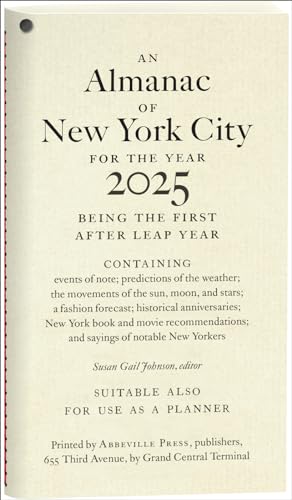 An Almanac of New York City for the Year 2025 [Paperback]