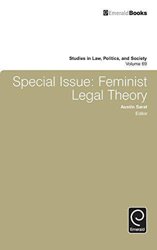 Special Issue Feminist Legal Theory (studies In La, Politics, And Society) [Hardcover]