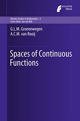 Spaces of Continuous Functions [Hardcover]