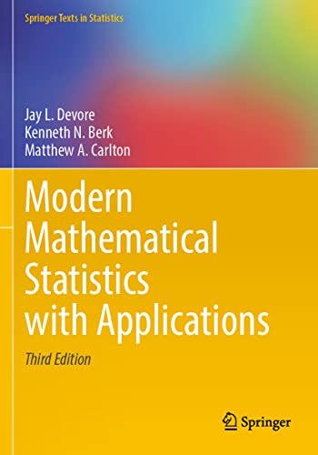 Modern Mathematical Statistics with Applications [Paperback]