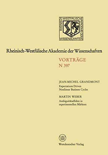 Rheinisch-Westflische Akademie der Wissenschaften Natur-, Ingenieur- und Wirts [Paperback]