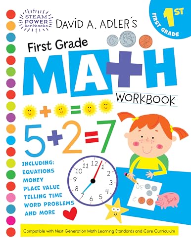 David A. Adler's First Grade Math Workbook [Paperback]