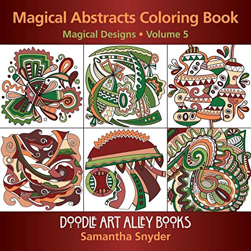 Magical Abstracts Coloring Book Magical Designs (doodle Art Alley Books) (volum [Paperback]