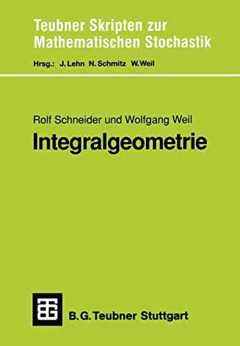 Integralgeometrie [Paperback]