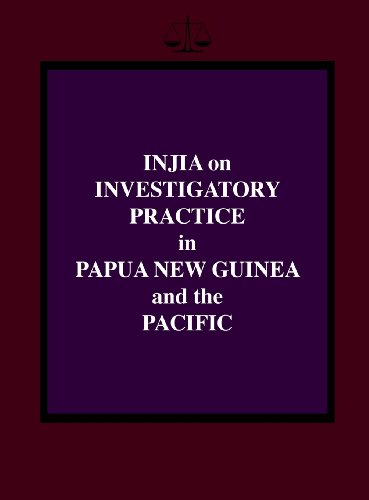 Injia On Investigatory Practice In Papua Ne Guinea And The Pacific [Hardcover]