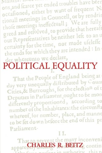 Political Equality An Essay in Democratic Theory [Paperback]