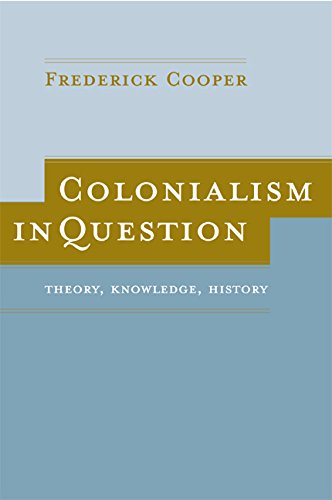 Colonialism in Question Theory, Knoledge, History [Paperback]