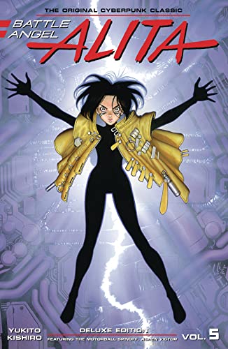 Battle Angel Alita Deluxe 5 (Contains Vol. 9 & Ashen Victor) [Hardcover]