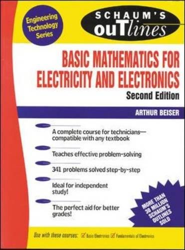 Schaum's Outline of Basic Mathematics for Electricity and Electronics [Paperback]