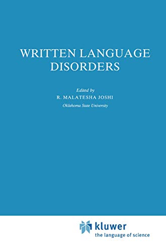 Written Language Disorders [Paperback]