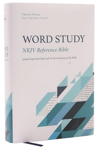 NKJV, Word Study Reference Bible, Hardcover, Red Letter, Thumb Indexed, Comfort  [Hardcover]