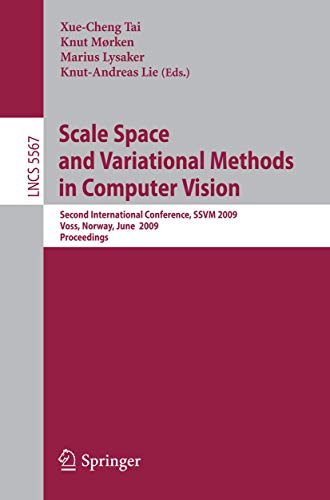 Scale Space and Variational Methods in Computer Vision: Second International Con [Paperback]