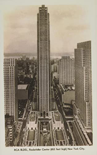 Vintage Journal Rca Building, Rockefeller Center, New York City