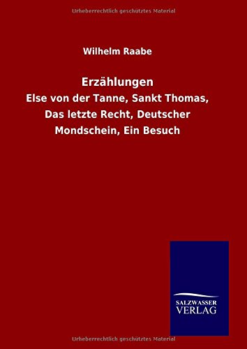 Erzdhlungen (german Edition) [Hardcover]