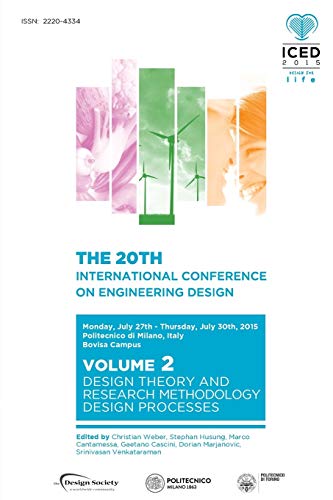 Proceedings Of The 20th International Conference On Engineering Design (iced 15) [Paperback]