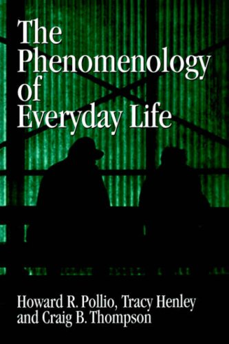 The Phenomenology of Everyday Life Empirical Investigations of Human Experience [Paperback]