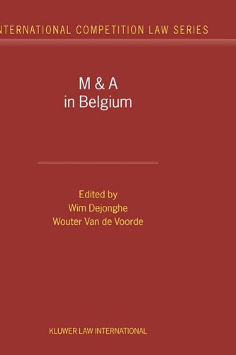 M and A in Belgium [Hardcover]