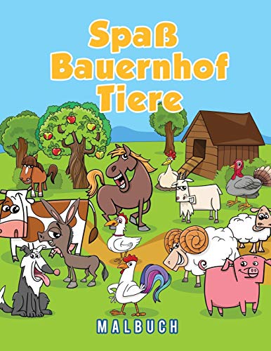 Spa Bauernhof Tiere Malbuch (german Edition) [Paperback]