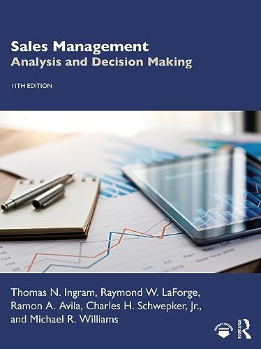 Sales Management: Analysis and Decision Making [Paperback]