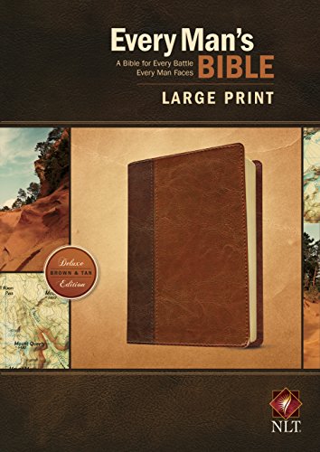 Every Man's Bible NLT, Large Print, TuTone [L