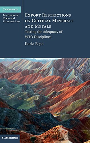 Export Restrictions on Critical Minerals and Metals Testing the Adequacy of WTO [Hardcover]