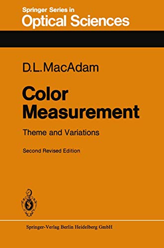 Color Measurement: Theme and Variations [Paperback]