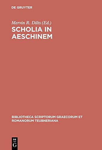 Scholia in Aeschinem [Hardcover]