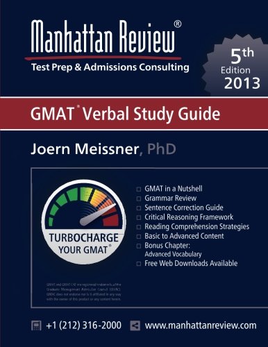 Manhattan Revie Gmat Verbal Study Guide [5th Edition] [Paperback]